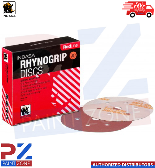 Indasa Rhynogrip Redline Discs 150mm 7 Holes
